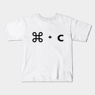 Command c copy Kids T-Shirt